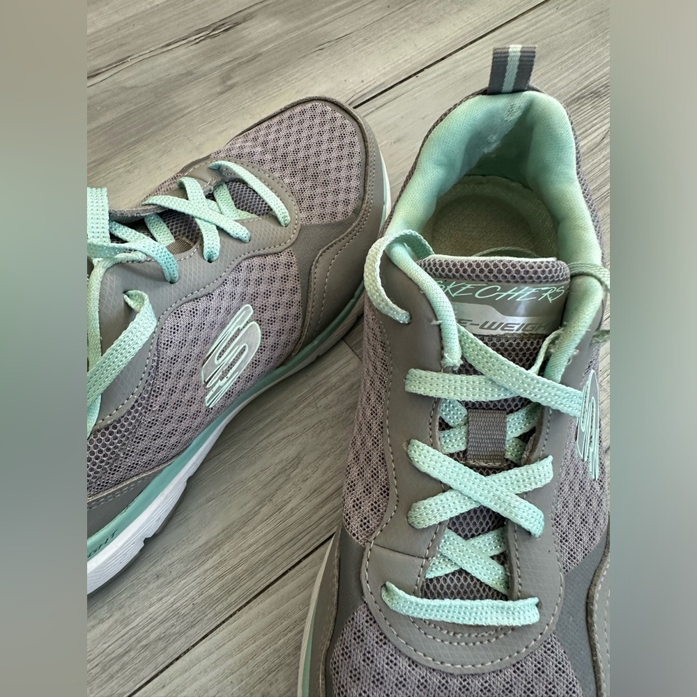 SKECHERS Sneakers Flex Appeal 3.0 Go Forward Women’s 6.5 Gray Mint Lightweight - Picture 9 of 9